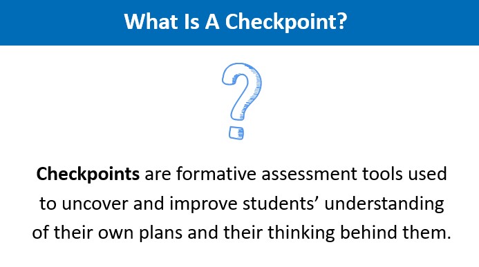 What is a checkpoint? definition graphic
