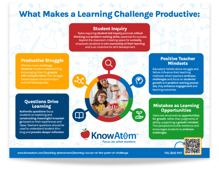 What Makes a Learning Challenge Productive