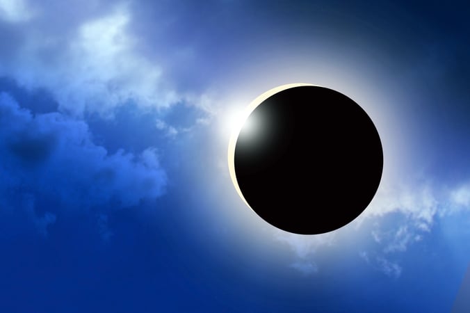 Image of NGSS science phenomena solar eclipse