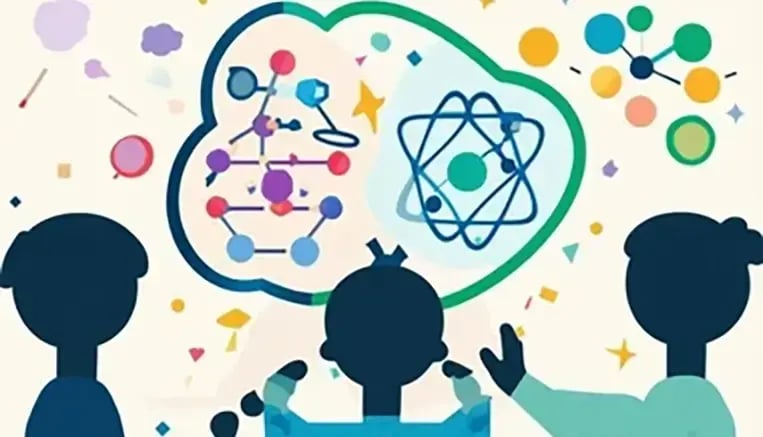 icon community thinking about science in elementary school