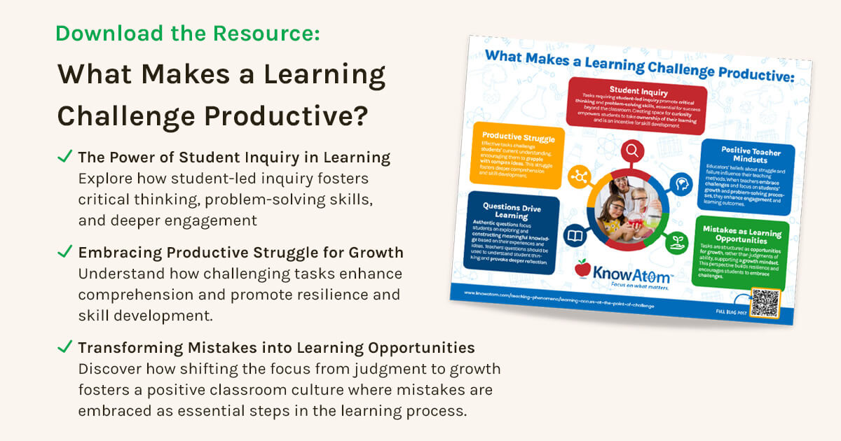 Learning Challenge Abstract Mindset 7: What Makes a Learning Challenge Productive?