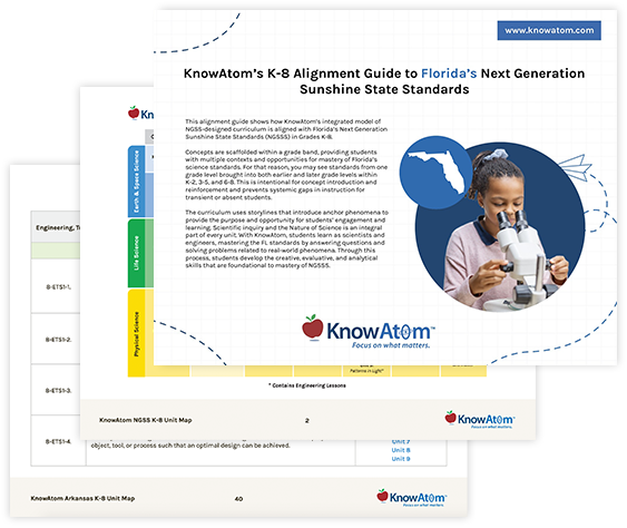 k-8 alignment guide for florida public schools science standards of learning