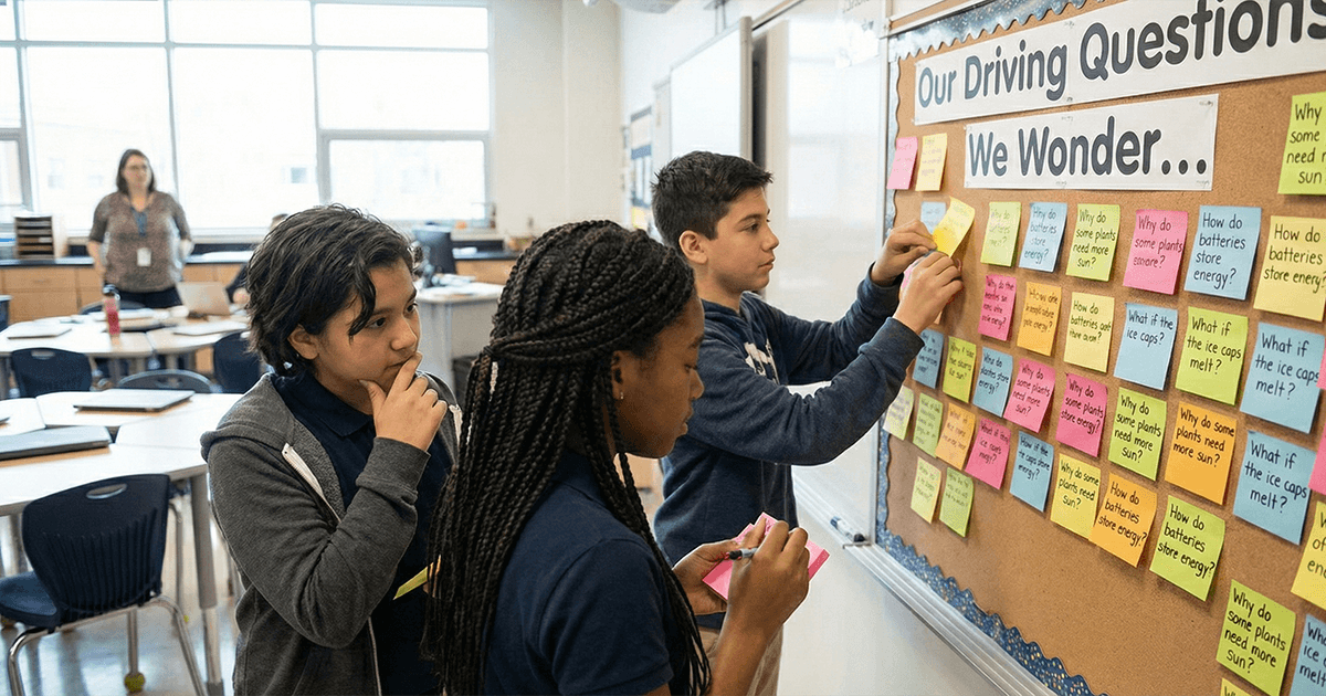 engaging students in asking their own questions