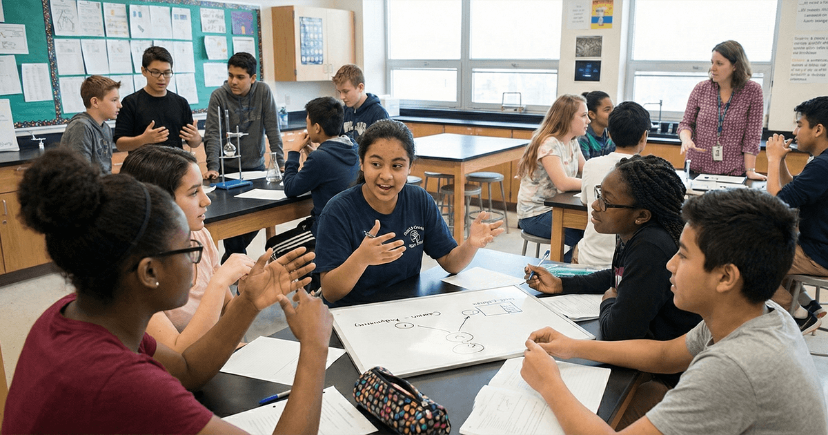 scientific discourse and stronger student relationships