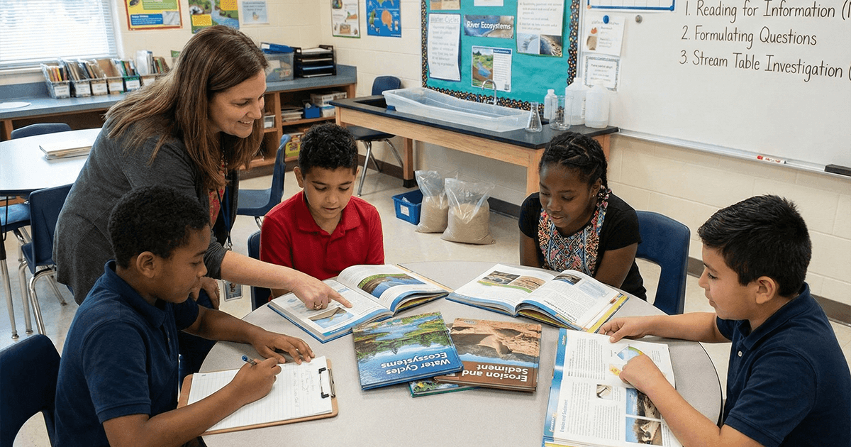 nonfiction reading before science investigation