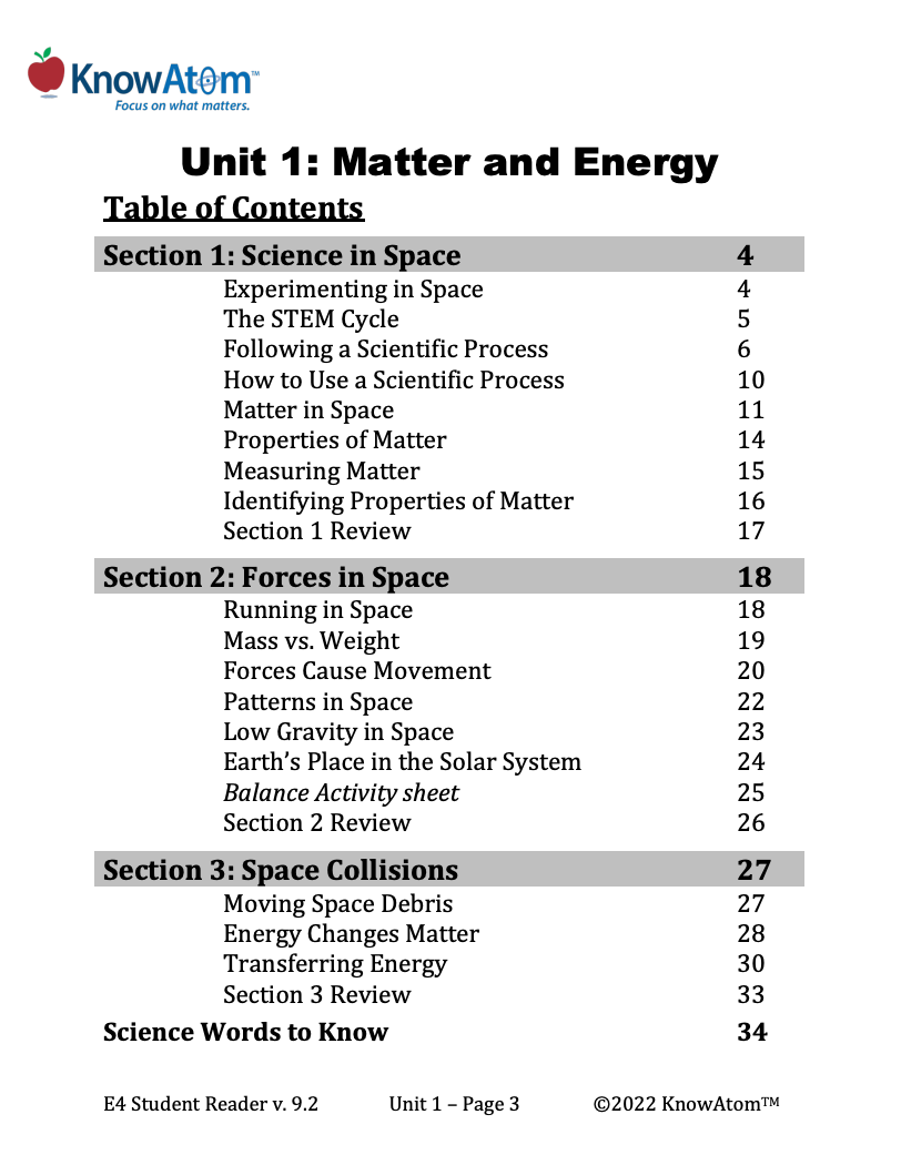 Relationship Between Kinetic Energy, Mass, and Speed - Student Lesson  Outline