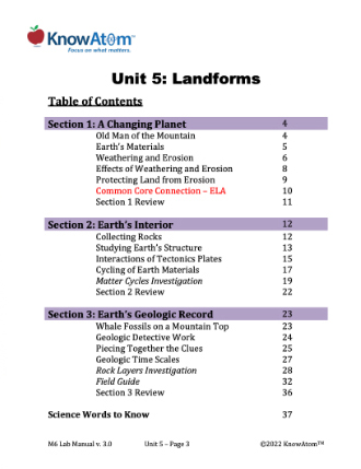 Weathering and Erosion