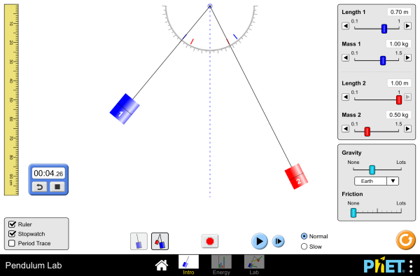 Interactive Simulations | Pendulum Lab