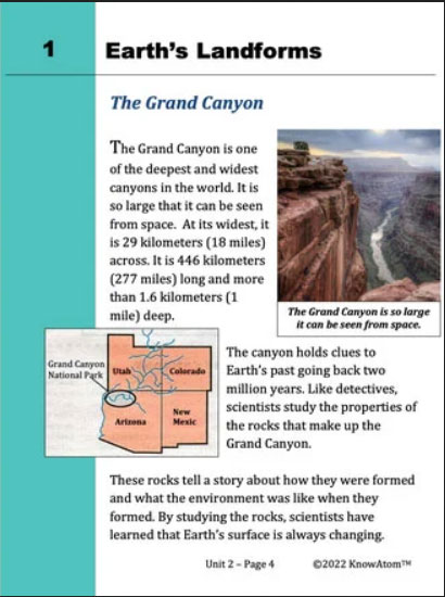 unit 2: shaping earth's surface - a changing planet | KnowAtom